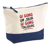 Pochette Qi Gong Toujours | Pouch | Idée Trousse Toilette Maquillage Cadeau Anniversaire Fête Original Famille Travail Départ Collègue Retraite