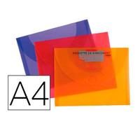 Pochette rangement canson polypropylène rigide dessin a4/a4+ 240x320mm coloris vifs