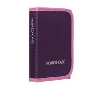 Pochette Rangement HOMEOPATHIE pour 40 Tubes Unités - coloris Prune