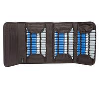 Pochette Rangement HOMEOPATHIE pour 90 Tubes Unités - coloris Brun Foncè