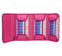Pochette Rangement HOMEOPATHIE pour 90 Tubes Unités - coloris rose