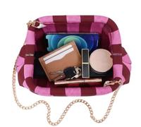 Pochette rayée souple de grande capacité, b, Veuillez vous référer à la | Trousse de soirée pour maman, épouse, fille, petite amie, adulte, amoureux, famille, amis