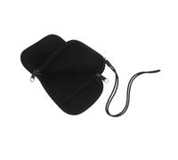Pochette Règles avec Fermeture Éclair Renforcée en Polyester Noir Étanche | Double Couture Solide, Doublure Intérieure Lisse, Protection les Déversements, pour Salles de Sport