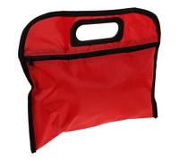 Pochette Résistante Zippée Oxford à Légère en Outils et Tissu Rouge | Format Portable, Fermeture Éclair Pratique, Style Simple et Design Délicat