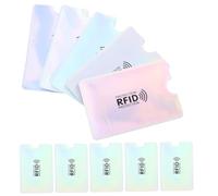 Pochette Rfid pour Carte D’identité et Bancaire, Lot de 10, Portable