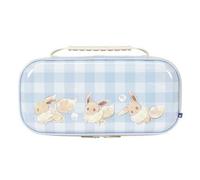 Pochette rigide - HORI - Évoli Cottage Core - Protection Nintendo Switch 2 - Rangement 10 cartes - Compacte