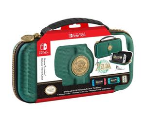 Pochette rigide - NACON - Zelda verte - Protection console - Compatible Nintendo Switch - Support réglable