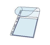 Exacompta Pochettes perforées à soufflet – A4, PP 25 mm avec rabat – Paquet de 10
