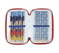 Pochette Scolaire Disney Mickey Mouse Couleurs Giotto 3 Compartiments 4325
