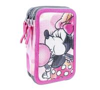 Pochette Scolaire Disney Minnie Officielle Couleurs Giotto 3 Compartiments 4324