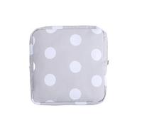 Pochette Serviettes 2 pièces sac de rangement pochette serviette hygiénique Tampon menstruel période for filles Mini serviettes féminines Kit fermeture éclair porte-serviettes hygiéniques(Color 1)