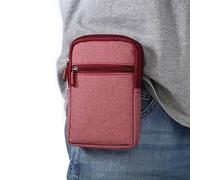 Pochette Smartphone Ceinture Petite, Étui de Ceinture Pochette Téléphone Holster, Vertical Sacoche Ceinture Zippée Pochette de Téléphone Portable étui Universel avec Porte-Cartes Porte-Monnaie