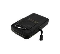 Pochette Smartphone Universel Étui Passant-ceinture + mousqueton Noir