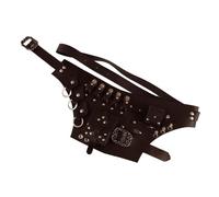 Pochette Steampunk, Ceinture Confortable en Forme de Bouteille de Potion de la Renaissance - Ceinture Corset de Style médiéval Chevalier avec Taille réglable, Pochette pour Spectacle de scène