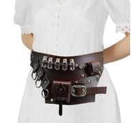 Pochette Steampunk | Ceinture Renaissance Corset Chevalier Médiéval,Ceinture Renaissance vintage avec taille réglable, ceinture médiévale de style pour les pirates acrobatiques