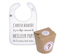 Pochette surprise annonce grossesse papi