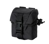 Pochette Tactique Compacte Compatible Molle, Mini Sac de Rangement Multifonctionnel pour la Taille avec Sangle Réglable, pour Les Activités de Plein Air et la Randonnée(Black)