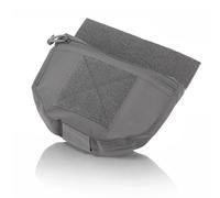 Pochette Tactique de Transport sous-Abdominale à Fixation Auto-agrippante, Accessoire pour Gilet Molle(Gray)