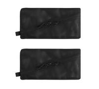 Pochette Tactique en Maille a Fermeture Éclair,Trousse de Toilette Tactique Pliable en 2 Pièces avec Boucle de Sangle Suspendue pour Porte-Monnaie,Trousse de Maquillage,Clés,Cartes