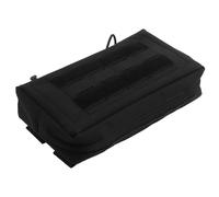 Pochette Tactique GP, Pochette Administrative Molle, Outils Utilitaires Modulaires Militaires, Sac Multi-usages EDC en Nylon 500D(Black)
