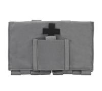 Pochette Tactique IFAK LBT Molle, Trousse Médicale Tactique de Premiers Secours à Ouverture Rapide pour Gilet de Chasse LBT 9022b, Ceinture Sac EDC(Gray)