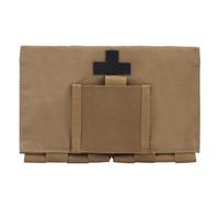 Pochette Tactique IFAK LBT Molle, Trousse Médicale Tactique de Premiers Secours à Ouverture Rapide pour Gilet de Chasse LBT 9022b, Ceinture Sac EDC(Brown)