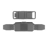 Pochette Tactique IFAK, Sac Médical de Premiers Secours en Deux Parties | Nylon, Éléments élastiques, Design fendu à accès rapide, Poche intérieure amovible, Organisation(Gray)