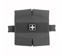 Pochette Tactique Micro IFAK pour Traumatisme, Trousse de Premiers Secours Grande Taille, Trousse Médicale Edc pour Ceinture Molle(Gray)