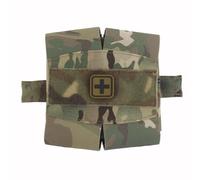 Pochette Tactique Micro Ifak pour Traumatisme, Trousse de Premiers Secours Grande Taille, Trousse MéDicale Edc, Sac de Survie D'Urgence pour ActivitéS de Plein Air(Green)