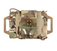 Pochette Tactique Militaire Molle Ceinture de Premiers Soins Rapide Pochette de Survie Système en Deux Parties Porte-médicaments en Rouleau Sac à poignée en hypalon CP