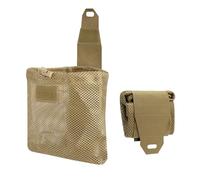 Pochette Tactique Molle Dump,Pochette a Outils de Récupération Tactique Pliable et Enroulable,avec Fermeture a Cordon de Serrage,Systèmes Molle Compatibles pour Activités de Plein Air Tactiques