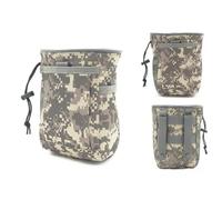 Pochette Tactique Molle for Magazines, Sac De Récupération À Cordon De Serrage, Accessoires De Chasse, Sac De Taille Utilitaire(ACU)