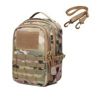 Pochette Tactique Molle, Petite Pochette Utilitaire compacte pour Le Transport Quotidien, pour Ceinture ou Gilet, Sac Banane Multi-usages étanche (CP)