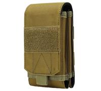 Pochette Tactique Molle pour téléphone Portable, étui Universel à Double Couche pour téléphone Portable, Pochette de Ceinture pour extérieur, Chasse, randonnée, Camping (Green)