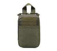 Pochette Tactique Molle - Utilitaire EDC, Résistante à l'eau et à l'abrasion Accessoire de Transport Militaire pour Téléphone Pochette Utilitaire(Green)