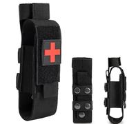 Pochette tactique pour garrot Molle, pochette tactique d'urgence EDC en nylon pour la police militaire, premiers secours, équipement de survie pour sports de plein air, camping, randonnée, escalade