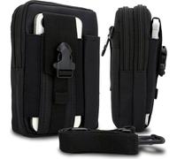 Pochette tactique pour téléphone portable -Molle- Pochette EDC pour WIKO DARKMOON avec bandoulière - Support pour téléphone portable Housse militaire Sac banane max. 6.7 pouces