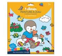 Les mercredis de T'choupi - Peinture à l'eau : 8 tableaux à peindre sur le thème des animaux - Dès 3 ans