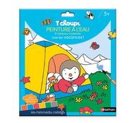 Les mercredis de T'choupi - Peinture à l'eau : 8 tableaux à peindre sur le thème des vacances - Dès 3 ans