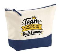 Pochette Team Responsable Commercial Toute l'Année - Pouch - Idée Pochette Rangement Cadeau Anniversaire Fête Original Famille Travail Départ Collègue Retraite Noël.