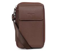 Pochette téléphone avec portefeuille Stop RFID Cuir CONFORT Chocolat