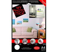 Pochette textile imprimable x10 + Sticker autocollant décoratif x10, 30 cm X 21 cm - Achetez !