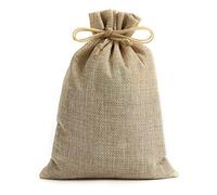 Pochette Tissu Cordon, 12 Pcs Sachet Tissu, 7 x 9 cm Petit Sac En Jute Petit Sac Toile Pochon Jute Lin, Sac Cadeau Sacs à Bijoux Pour Les Vacances, l'Artisanat, Les Cadeaux, Les Friandises, Les Bijoux