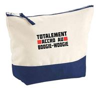 Pochette Totalement Accro au Boogie-Woogie | Pouch | Idée Trousse Toilette Maquillage Cadeau Anniversaire Fête Original Famille Travail Départ Collègue Retraite