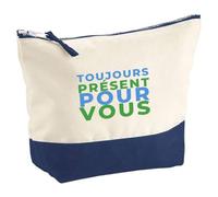 Pochette Toujours Present pour Vous - Pouch - Idée Pochette Rangement Cadeau Anniversaire Fête Original Famille Travail Départ Collègue Retraite Noël. - Bleu&Vert - 1