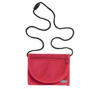 Pochette tour de cou, nylon, rouge