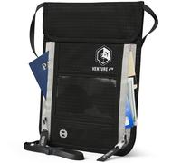 Pochette Tour de Cou Voyage Ceinture et Protection RFID (Black)