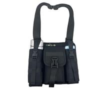 Pochette tour de poitrine pour homme - Sac d'organisation étanche pour outils électriques - Porte-outils pour téléphone, portefeuille, parapluie, bouteille d'eau, voyage, fitness, sport, travail