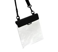 Pochette transparente pour liseuse électronique, sac de transport étanche avec devant transparent, sangle réglable pour la plage, les voyages, pochette sèche transparente, sac à bandoulière, sac de