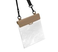 Pochette transparente pour liseuse électronique, sac de transport étanche avec devant transparent, sangle réglable pour la plage, les voyages, pochette sèche transparente, sac à bandoulière, sac de
